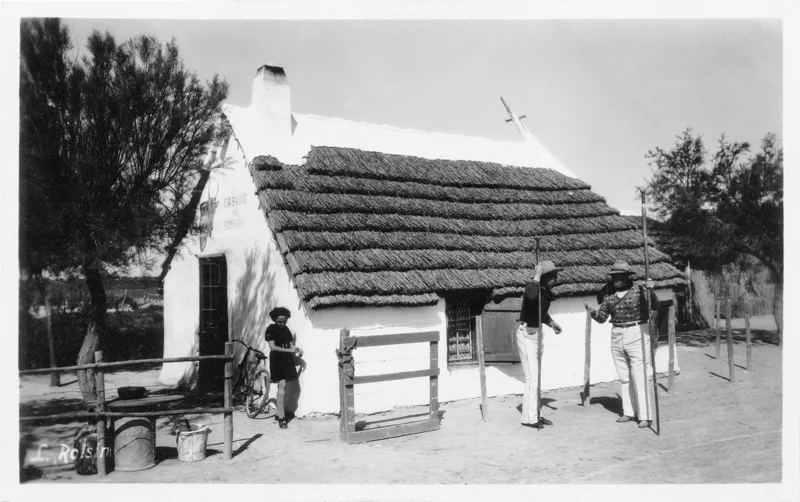 Détail du toit en sagne de la cabane du Simbèu