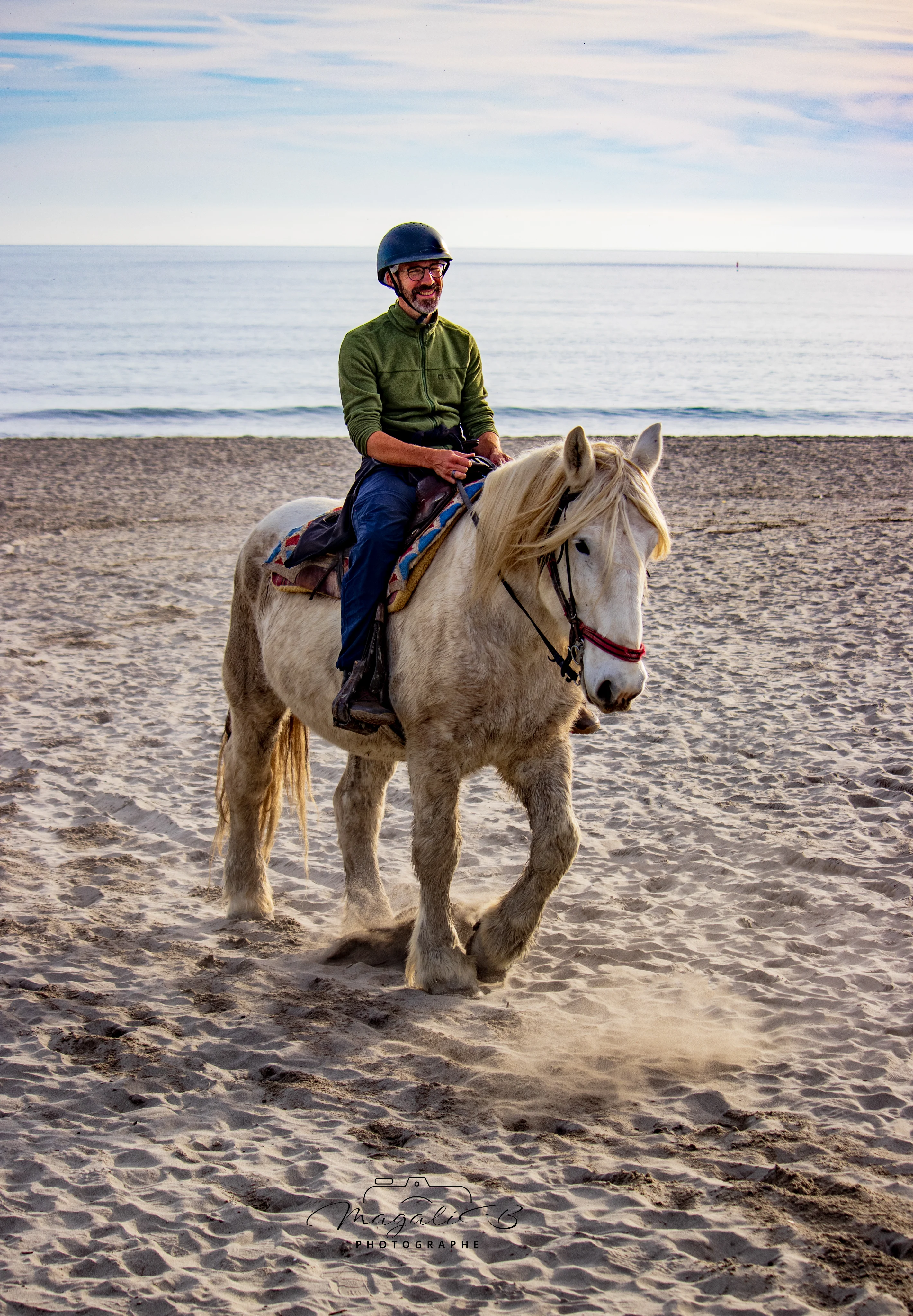 Balade à cheval sur la plage